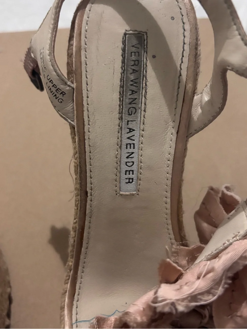 Womens Vera Wang Lavender Blush Pink Satin